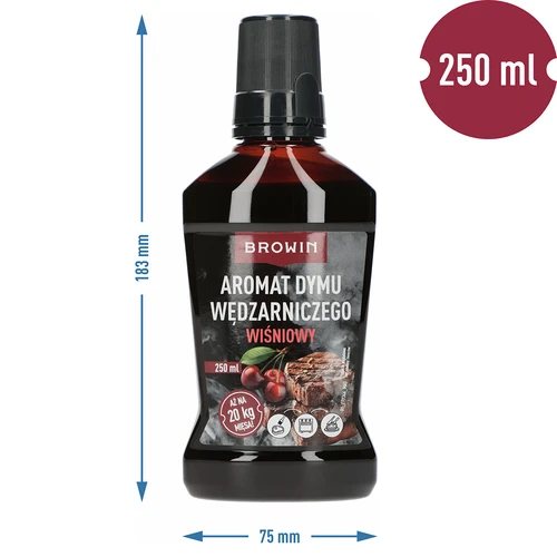 Aroma di fumo per affumicatura liquido – al legno di ciliegio, 250 ml - 4
