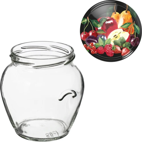 Barattolo Amfora 580 ml con capsula twist-off colorata Ø82 – confezione da 6 pz. - 8