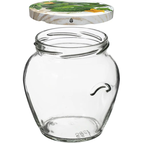 Barattolo Amfora 580 ml con capsula twist-off colorata Ø82 – confezione da 6 pz. - 3