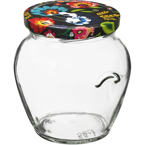 Barattolo Amfora 580 ml con capsula twist-off colorata Ø82 – confezione da 6 pz. - 2