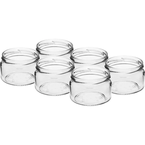 Barattolo basso 200 ml - con tappo dorato twist-off Ø 82/6, 6 pz. - 4