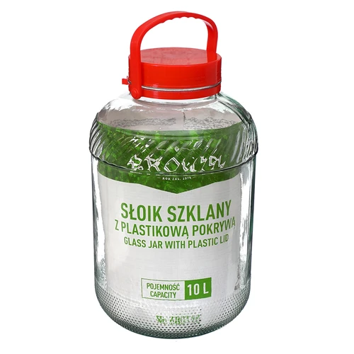 Barattolo da 10 litri con coperchio in plastica - 4