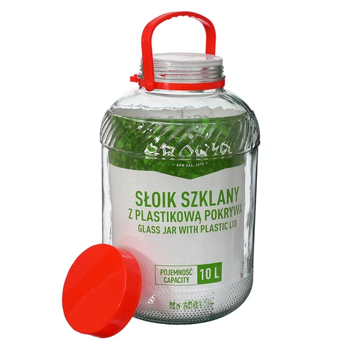 Barattolo da 10 litri con coperchio in plastica - 5