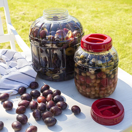 Barattolo da 5 L per fermentazione, infrangibile e multifunzione - 4
