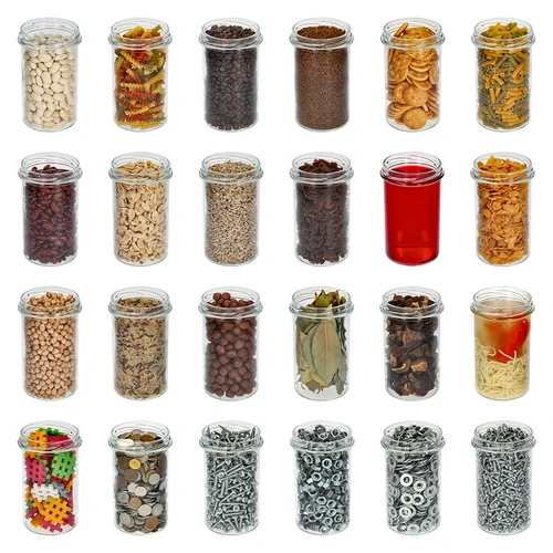Barattolo dritto 545 ml (fi 82) - con capsula nera, 6 pz - 7