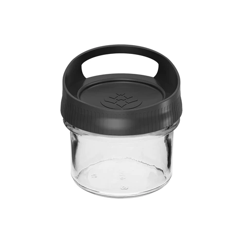 Barattolo in vetro 235 ml con coperchio appendibile