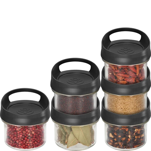 Barattolo in vetro 235 ml con coperchio appendibile - 3