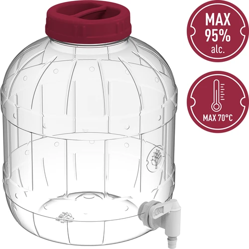 Barattolo multifunzionale con rubinetto 8L - 4