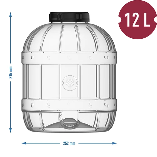 Barattolo multifunzione 12 L con tappo a vite - 5