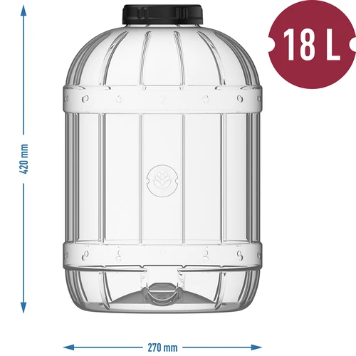 Barattolo multifunzione da 18 L con tappo a vite - 5