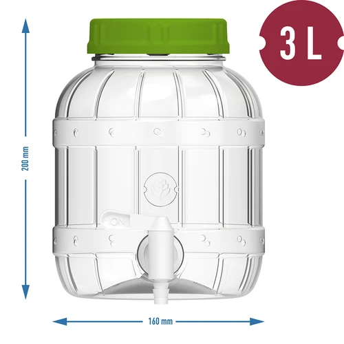 Barattolo multiuso con rubinetto 3 L - 6