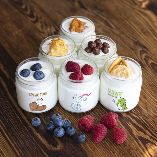 Barattolo per bambini twist-off 212 ml con stampa e tappo fi 66/4, 6 pezzi - 11