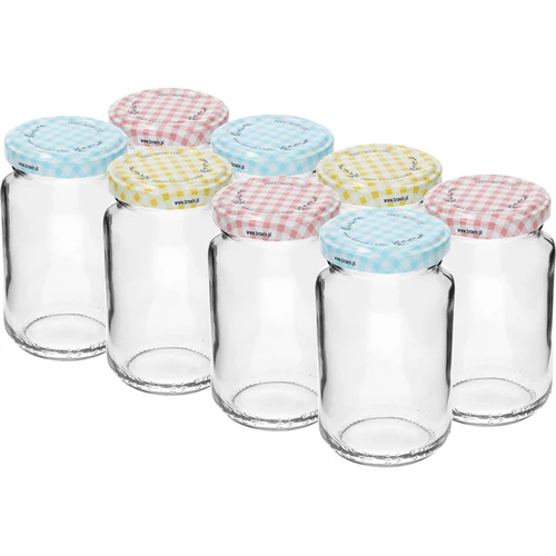 Barattolo TO 190 ml con tappo colorato Ø 53 mm - 8 pz - 2