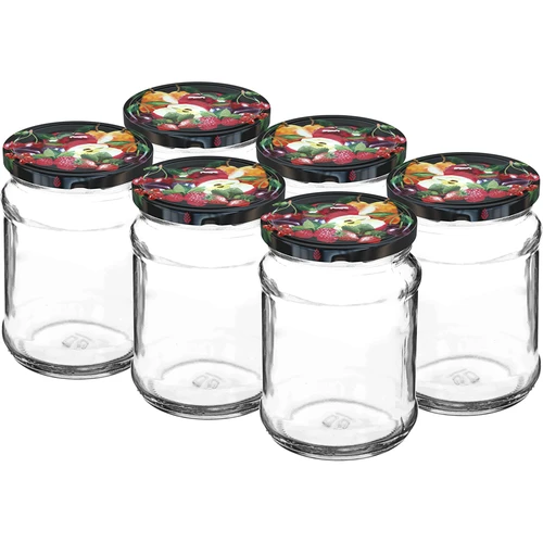 Barattolo TO Quartino 250 ml con tappo Ø 66 - 6 pz