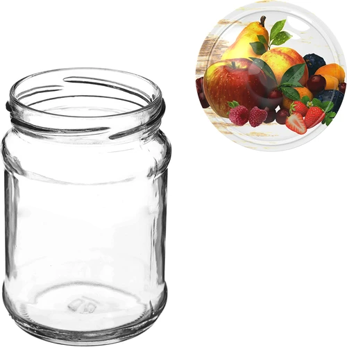 Barattolo TO Quartino 250 ml con tappo Ø 66 - 6 pz - 7