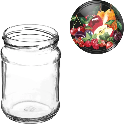 Barattolo TO Quartino 250 ml con tappo Ø 66 - 6 pz - 8