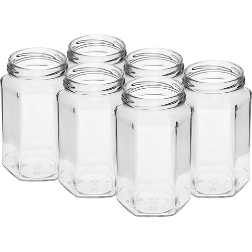Barattolo twist-off 385 ml con capsula nera Ø 63, set da 6 pezzi - 3
