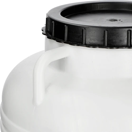 Barile per fermentazione 40 L - bianco, con maniglie - 6