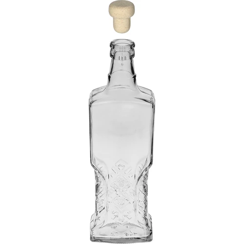 Bottiglia da credenza 500 ml con tappo in sughero - 2
