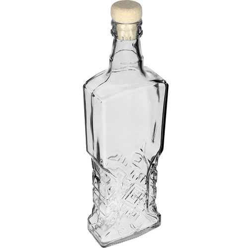Bottiglia da credenza 500 ml con tappo in sughero - 3