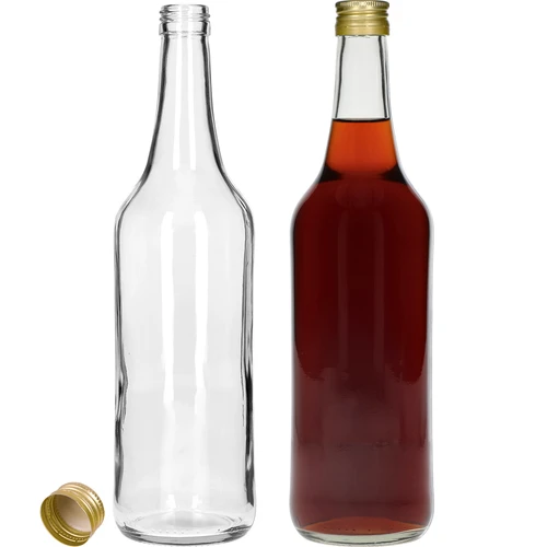 Bottiglia da tavola 1 L con tappo a vite Ø28 - 4 pz. - 4
