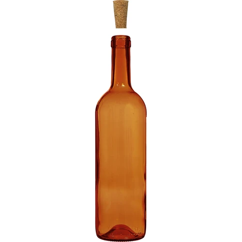 Bottiglia da vino 750 ml ambrata - confezione da 8 pz. - 4