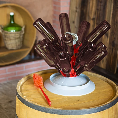 Bottiglia da vino 750 ml ambrata - confezione da 8 pz. - 8