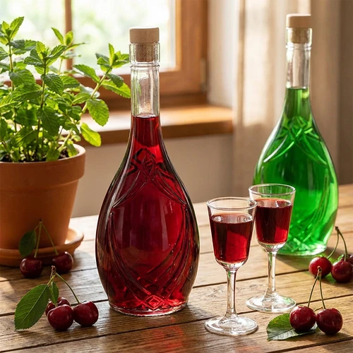 Bottiglia decorativa ICONA 500 ml, con tappo a fungo, 1 pz. - 6