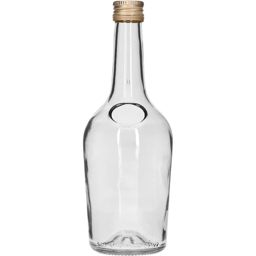 Bottiglia GLORIA 0,5 L, con tappo a vite dorato Ø 28, 1 pz.