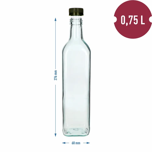 Bottiglia Marasca 750 ml con tappo a vite, 1 pz. - 4