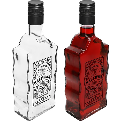 Bottiglia Klasztorna 500 ml con tappo a vite, stampa "Nalewka", 1 pz. - 3