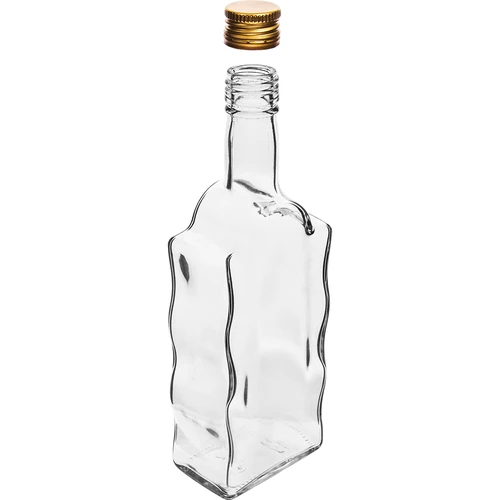 Bottiglia Klasztorna 500 ml, con tappo a vite, in vetro trasparente - 6 pz. - 2