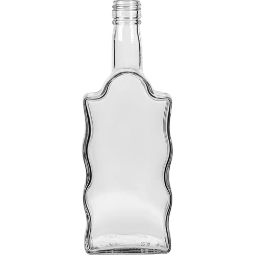 Bottiglia Klasztorna 500 ml, con tappo a vite, in vetro trasparente - 6 pz. - 3