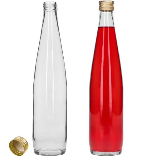 Bottiglia Klubowa 500 ml con tappo a vite dorato, set da 6 pezzi - 4