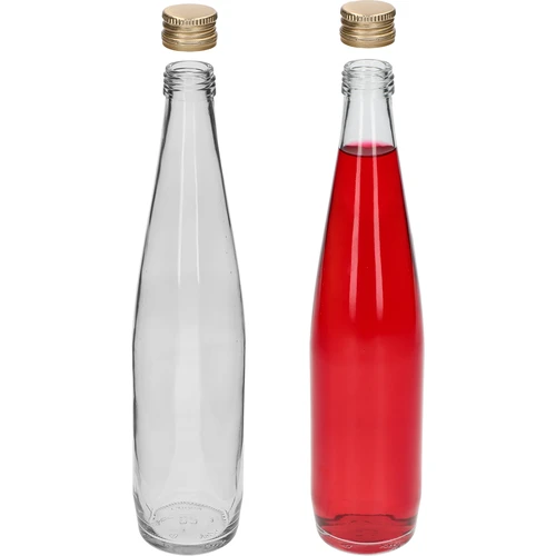 Bottiglia Klubowa 500 ml con tappo a vite dorato, set da 6 pezzi - 5