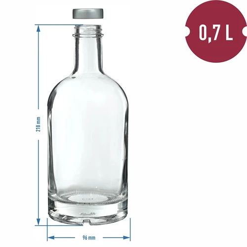 Bottiglia Miss Barku 700 ml con tappo a vite, 1 pz. - 5