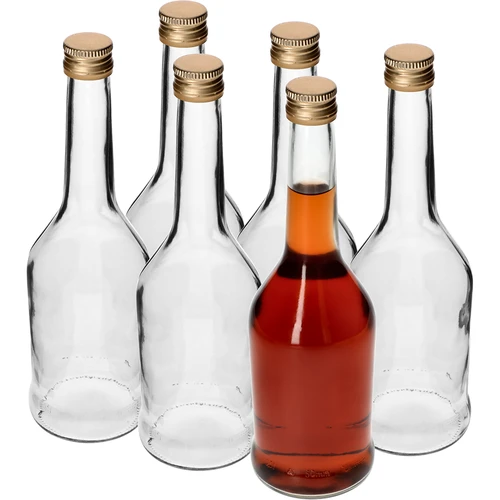 Bottiglia Napoleon 500 ml con tappo a vite Ø 28 mm, 6 pezzi - 2