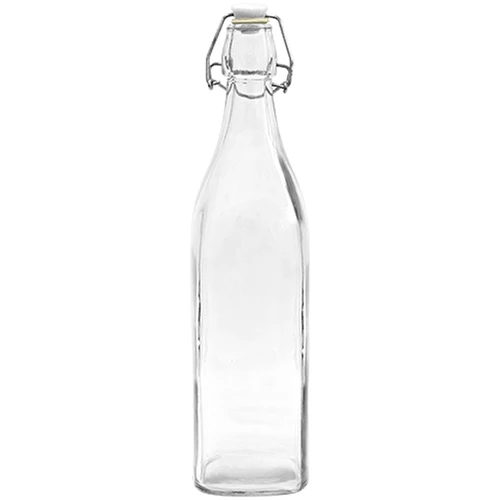 Bottiglia quadrata con chiusura ermetica 0,5 L