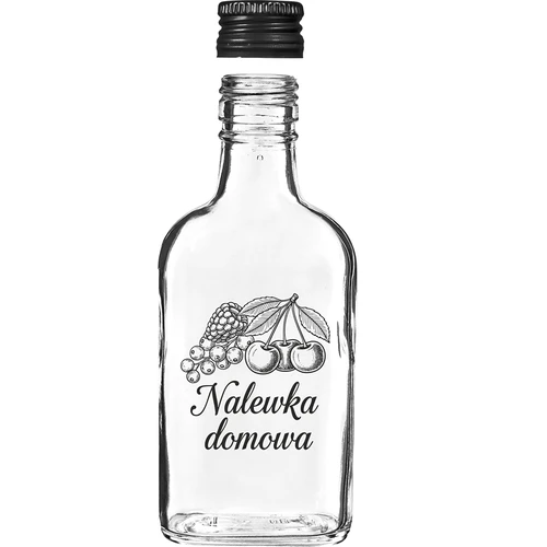 Fiaschetta 200 ml con tappo a vite, stampa "Nalewka domowa", 1 pz. - 3
