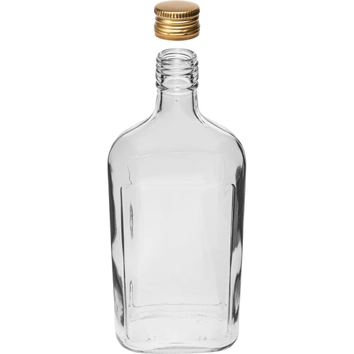 Bottiglia tipo fiaschetta 500 ml con tappo a vite, 6 pz. - 4
