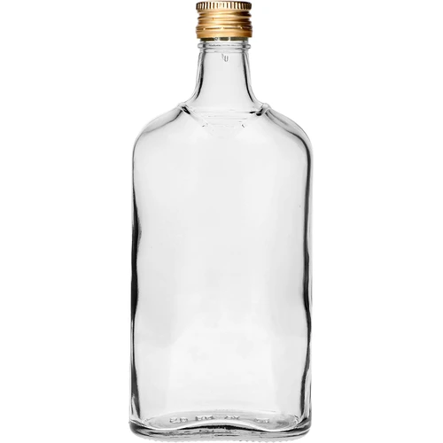 Bottiglia tipo fiaschetta 500 ml con tappo a vite, 6 pz. - 5