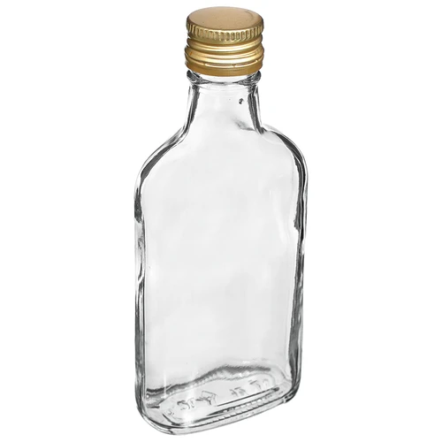 Bottiglia tipo fiaschetta per infusi e liquori con tappo a vite 200 ml – 10 pezzi - 4