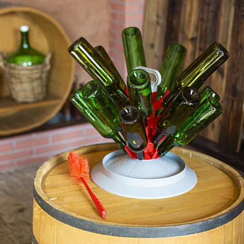 Bottiglia verde oliva per vino 0,75 L - confezione da 8 pezzi - 9