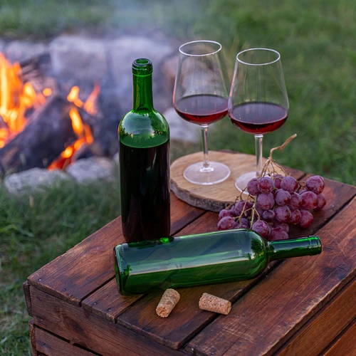 Bottiglia verde oliva per vino 0,75 L - confezione da 8 pezzi - 7