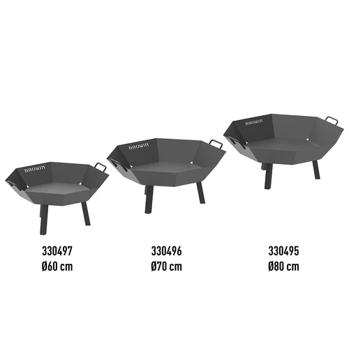 Braciere da giardino ø 60 cm - stile loft - 21