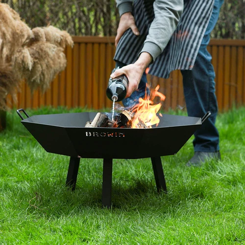 Braciere da giardino ø 70 cm - stile loft - 11