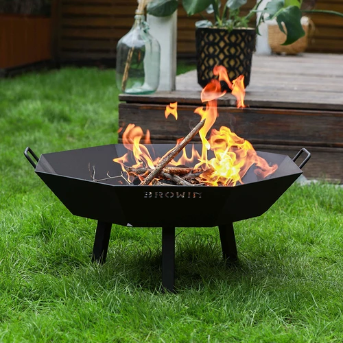 Braciere da giardino ø 70 cm - stile loft - 12