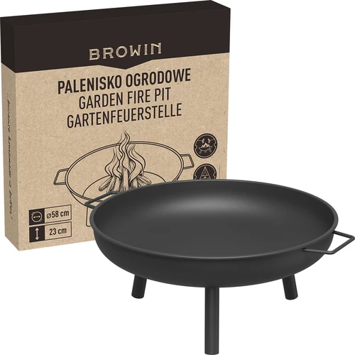 Braciere da giardino Ø58 cm, rotondo, a ciotola - 8