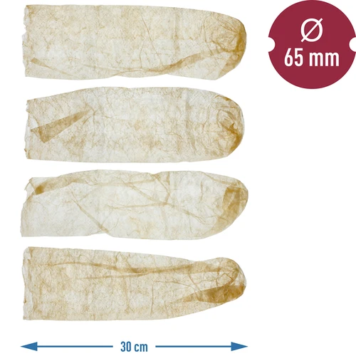 Budelli suini essiccati calibro 65 mm, 30 cm - 4 pz - 5