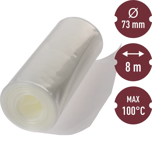 Budello poliamidico per salumi 8 m – Ø 73 mm, 100°C - 2